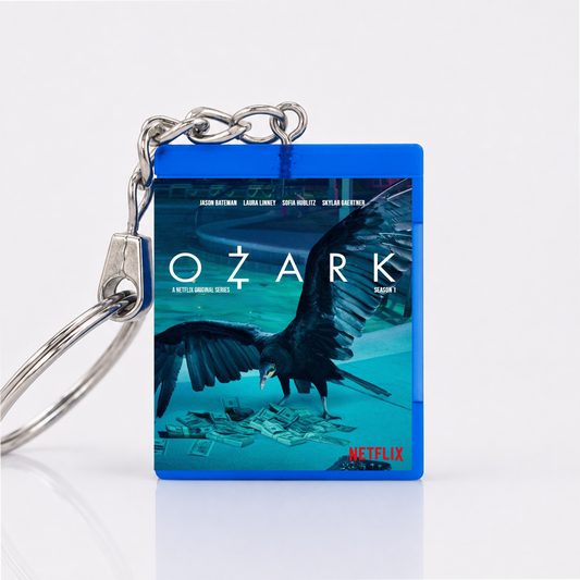 Ozark Serien Miniatur Blu-Ray Hülle Schlüsselanhänger