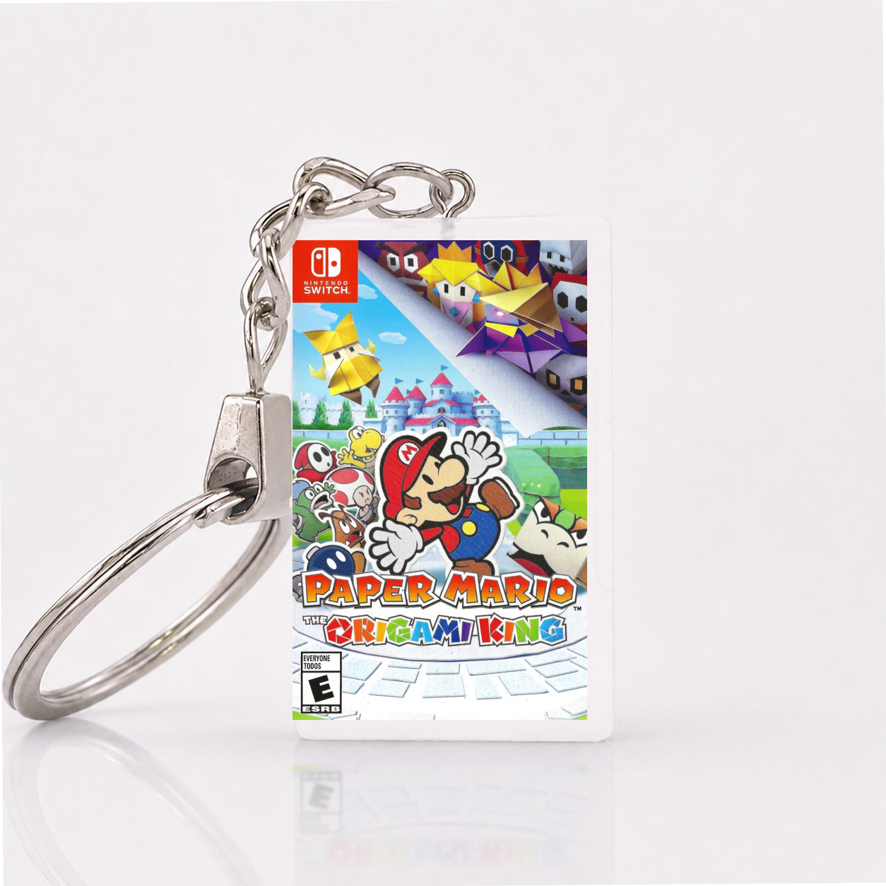 Paper Mario: The Origami King - Switch Miniatur Spielhülle Schlüsselanhänger