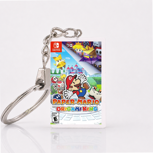 Paper Mario: The Origami King - Switch Miniatur Spielhülle Schlüsselanhänger