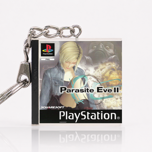 Parasite Eve 2 - PS1 Miniatur Spielhülle Schlüsselanhänger