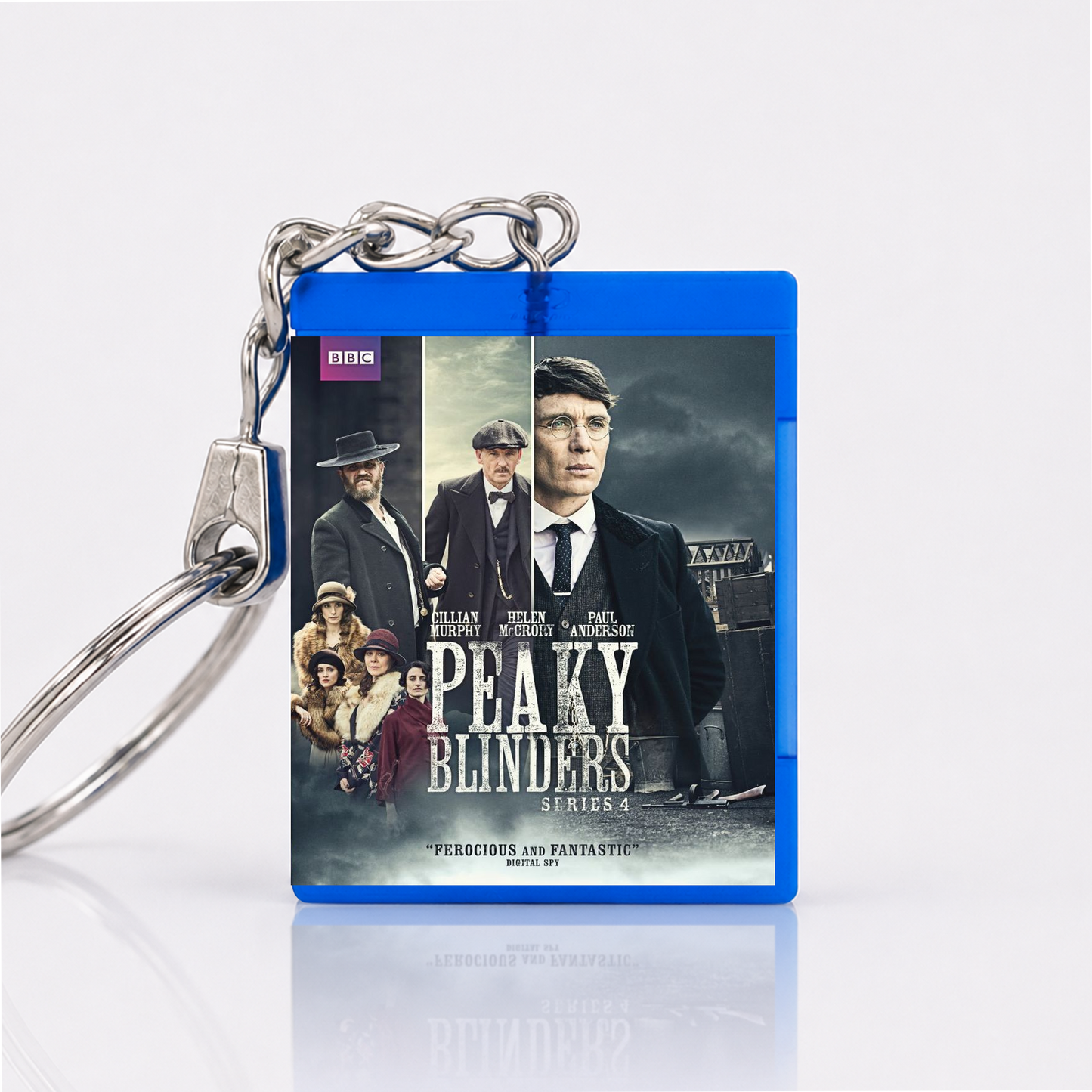Peaky Blinders - Serien Miniatur Blu-Ray Hülle Schlüsselanhänger