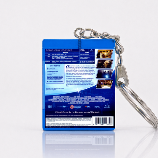 Per Anhalter durch die Galaxis - Film Miniatur Blu-Ray Hülle Schlüsselanhänger