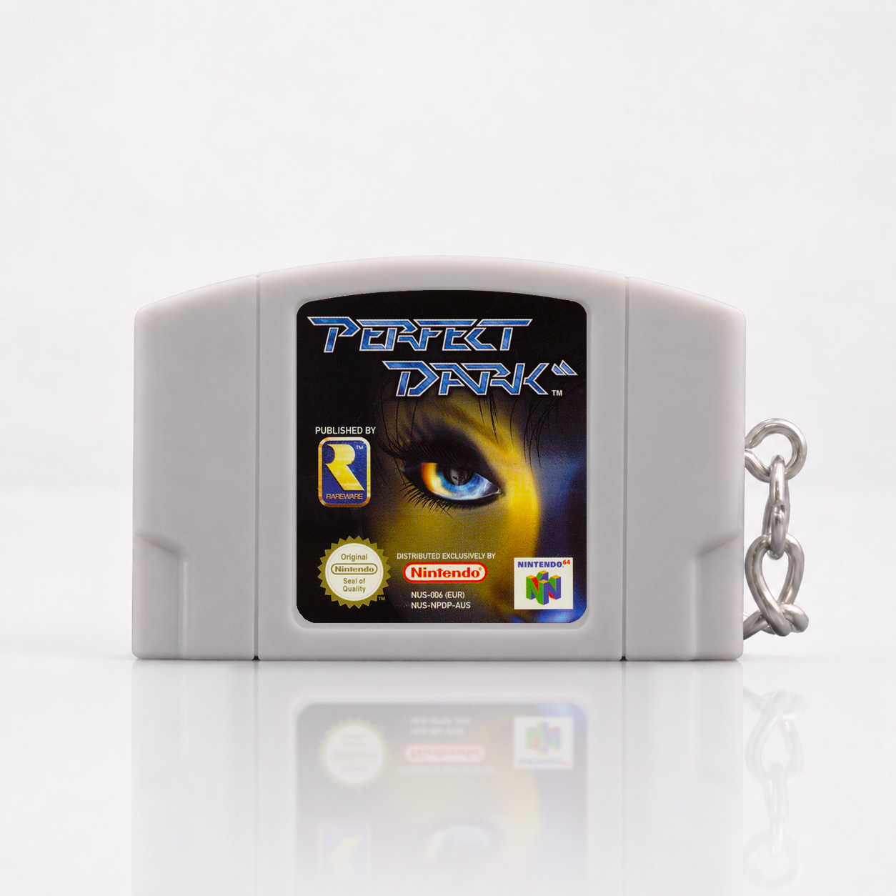 Perfect Dark - N64 Miniatur Spielmodul Schlüsselanhänger