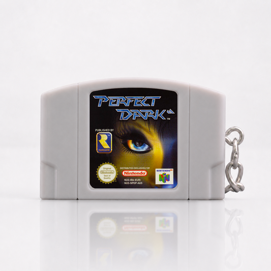 Perfect Dark - N64 Miniatur Spielmodul Schlüsselanhänger