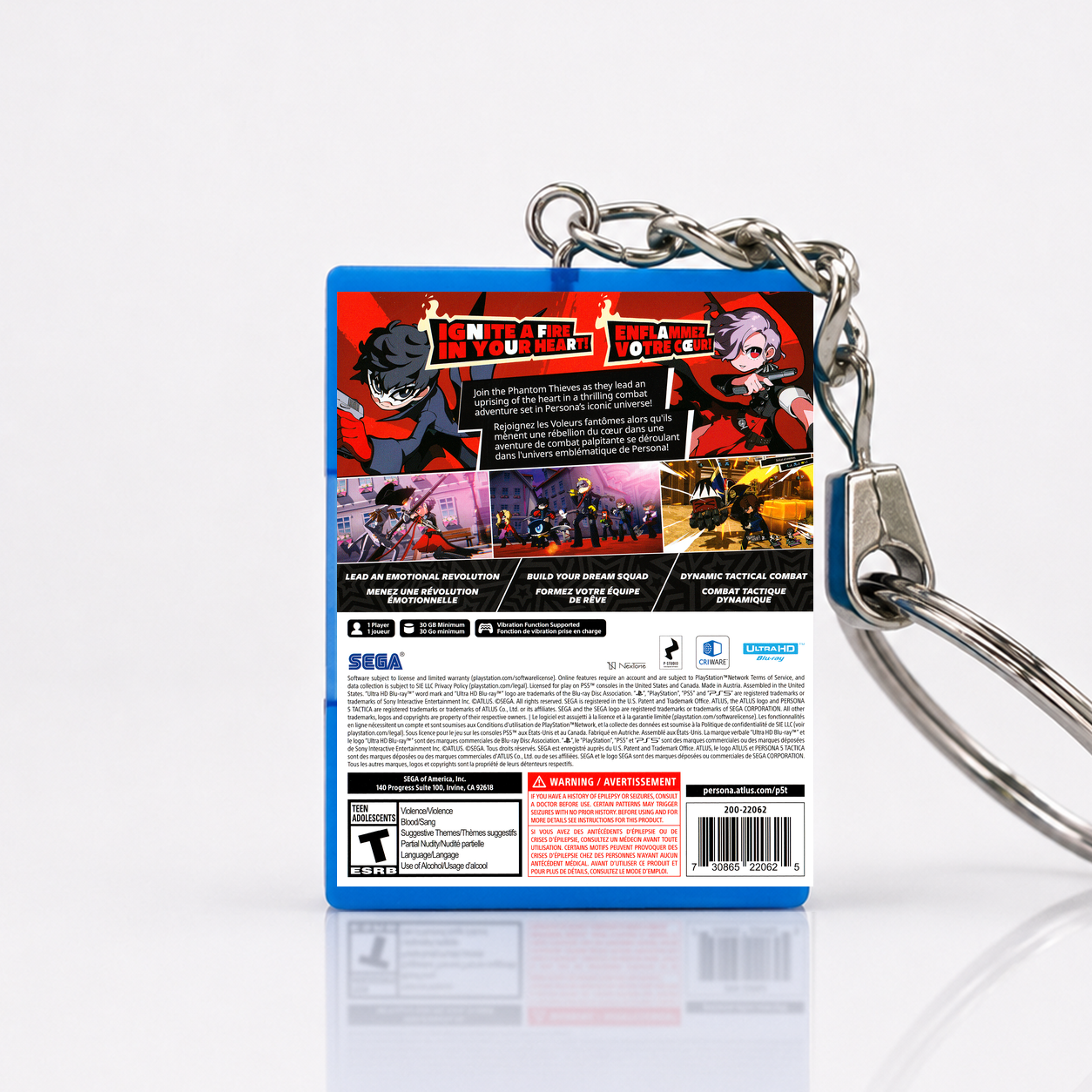 Persona 5: Tactica - PS5 Miniatur Spielhülle Schlüsselanhänger