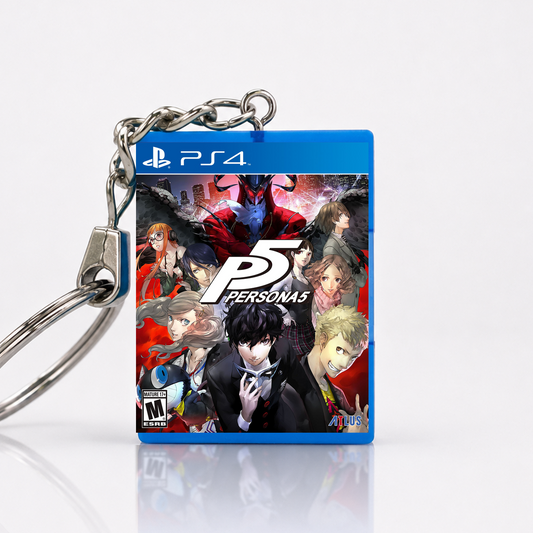 Persona 5 - PS4 Miniatur Spielhülle Schlüsselanhänger