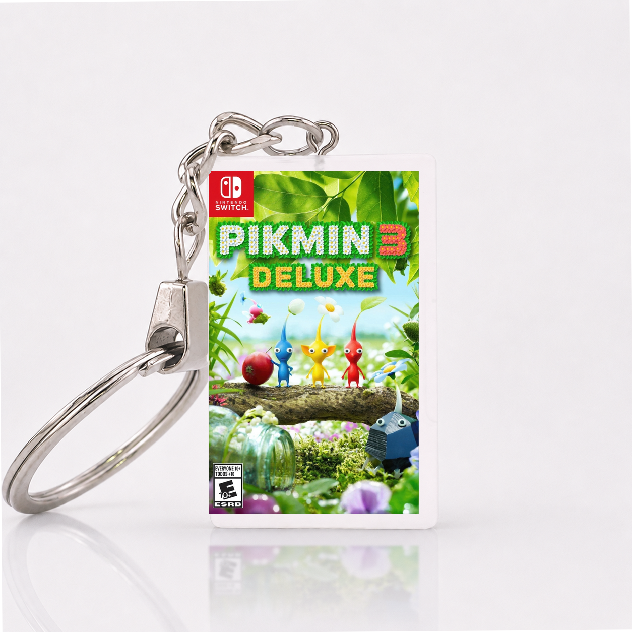 Pikmin 3 Deluxe - Switch Miniatur Spielhülle Schlüsselanhänger