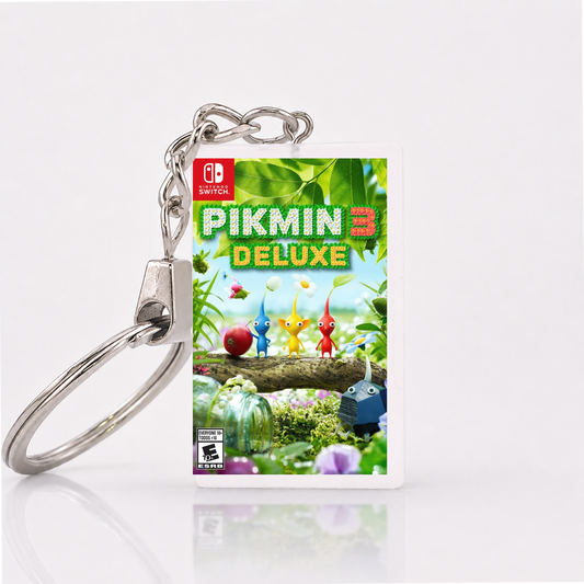 Pikmin 3 Deluxe - Switch Miniatur Spielhülle Schlüsselanhänger