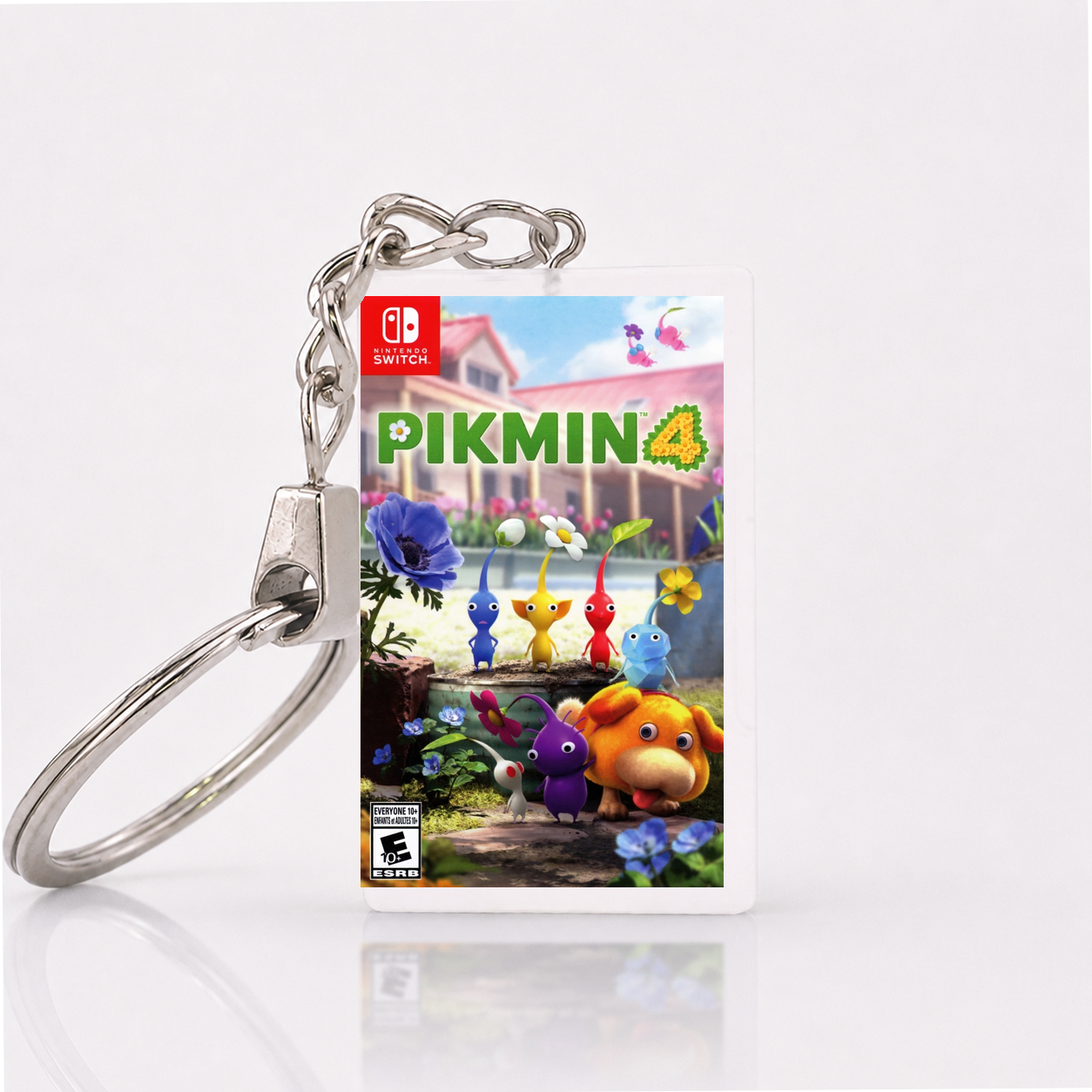 Pikmin 4 - Switch Miniatur Spielhülle Schlüsselanhänger