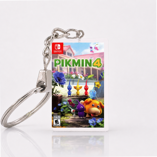 Pikmin 4 - Switch Miniatur Spielhülle Schlüsselanhänger