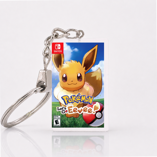 Pokémon: Let's Go Evoli - Switch Miniatur Spielhülle Schlüsselanhänger