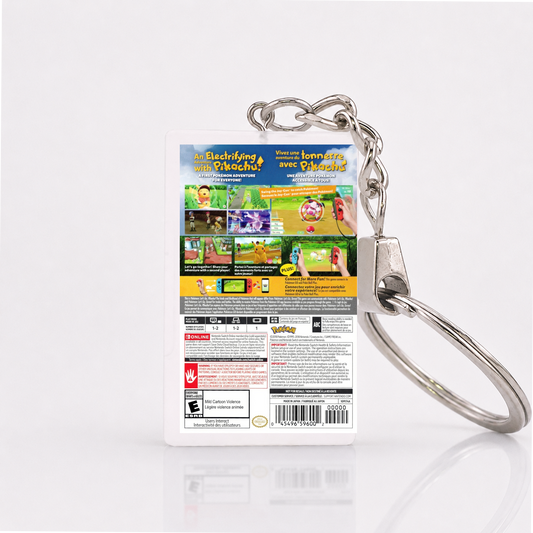 Pokémon: Let's Go, Pikachu! - Switch Miniatur Spielhülle Schlüsselanhänger