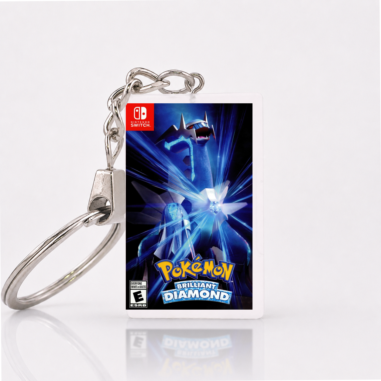 Pokémon Brilliant Diamond - Switch Miniatur Spielhülle Schlüsselanhänger