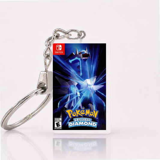 Pokémon Brilliant Diamond - Switch Miniatur Spielhülle Schlüsselanhänger