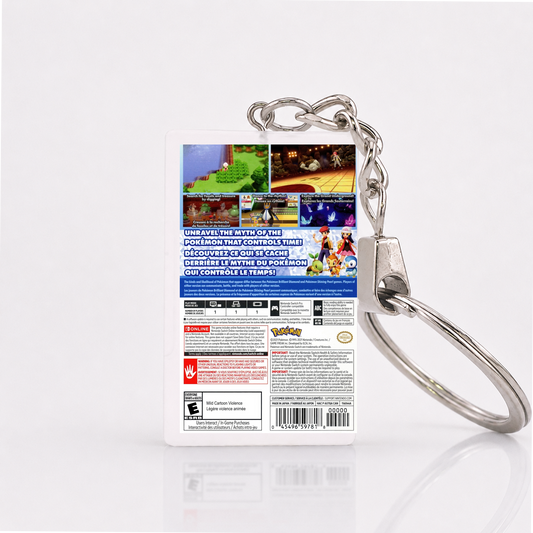 Pokémon Brilliant Diamond - Switch Miniatur Spielhülle Schlüsselanhänger