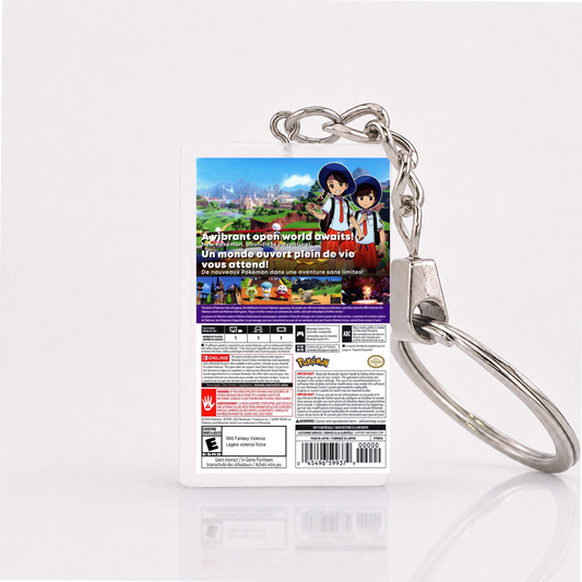 Pokémon Scarlet - Switch Miniatur Spielhülle Schlüsselanhänger