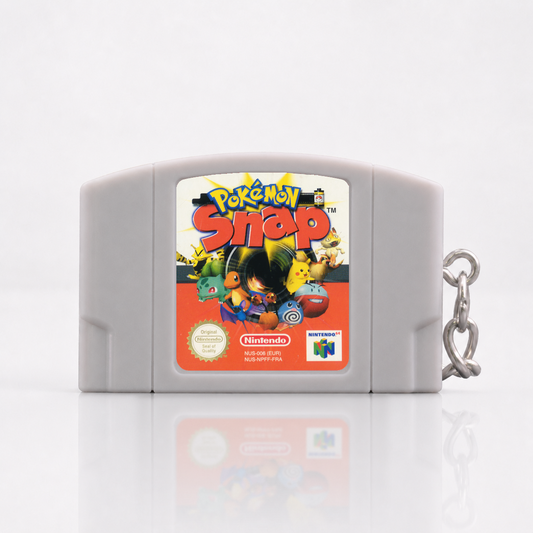 Pokémon Snap - N64 Miniatur Spielmodul Schlüsselanhänger