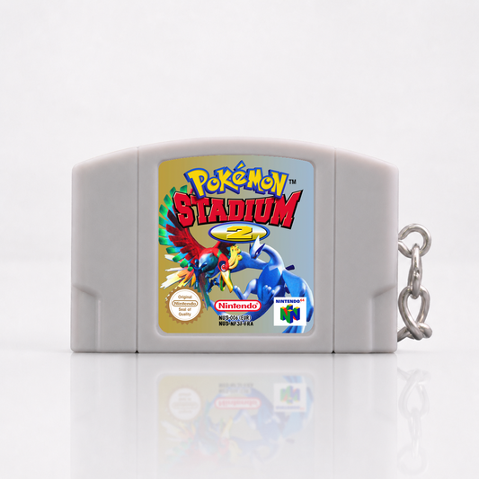 Pokémon Stadium 2 - N64 Miniatur Spielmodul Schlüsselanhänger