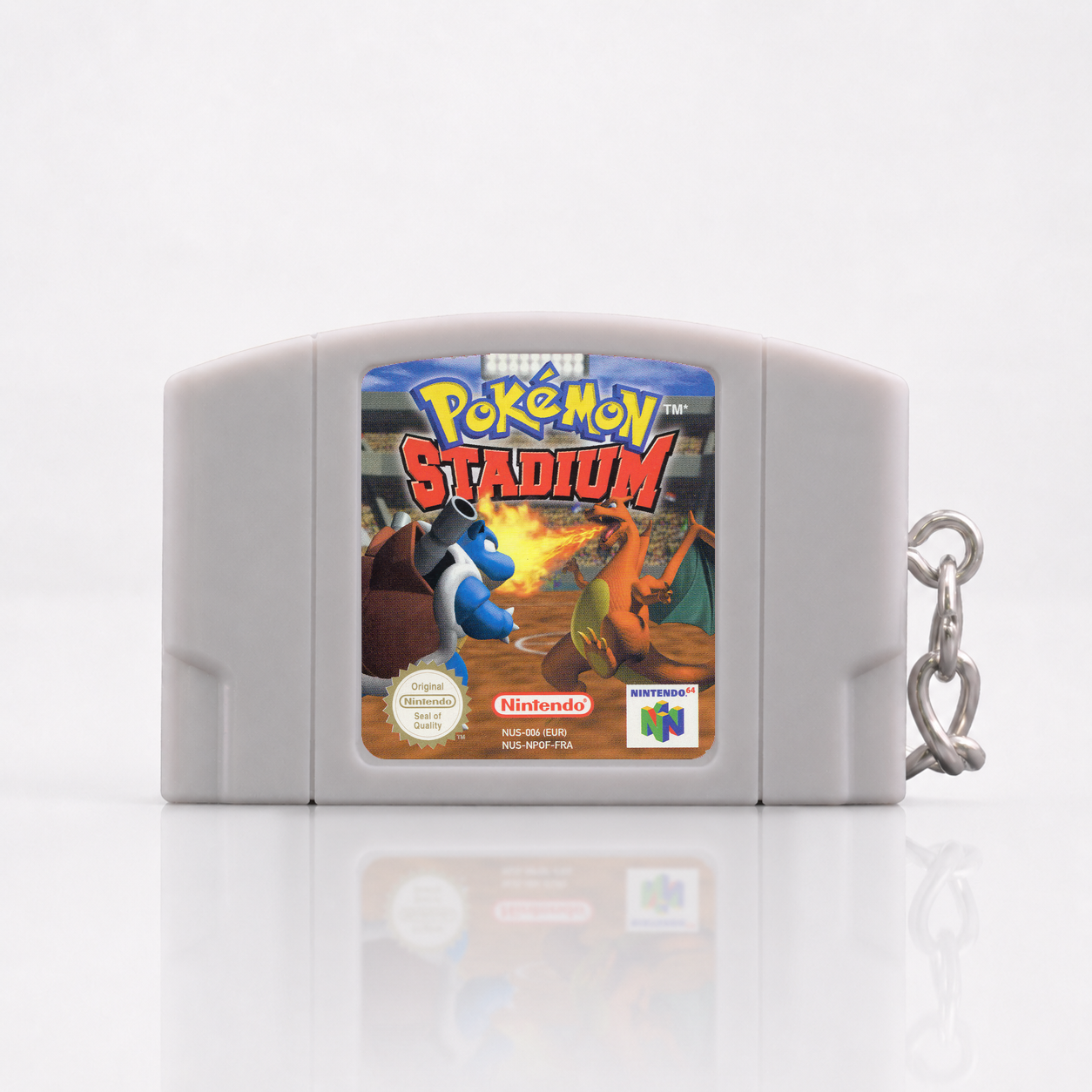 Pokemon Stadium - N64 Miniatur Spielmodul Schlüsselanhänger