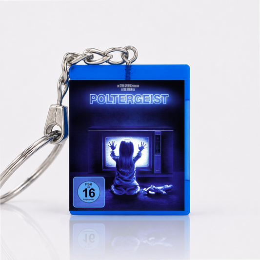 Poltergeist - Film Miniatur Blu-Ray Hülle Schlüsselanhänger