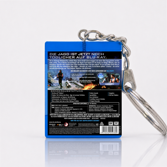 Predator - Film Miniatur Blu-Ray Hülle Schlüsselanhänger