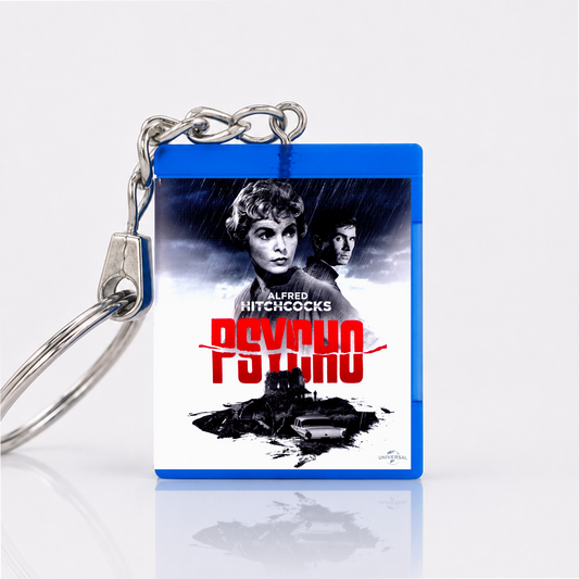 Psycho - Film Miniatur Blu-Ray Hülle Schlüsselanhänger