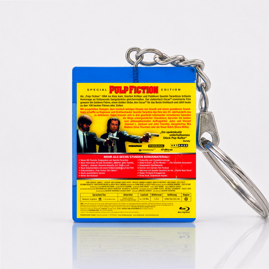 Pulp Fiction - Film Miniatur Blu-Ray Hülle Schlüsselanhänger