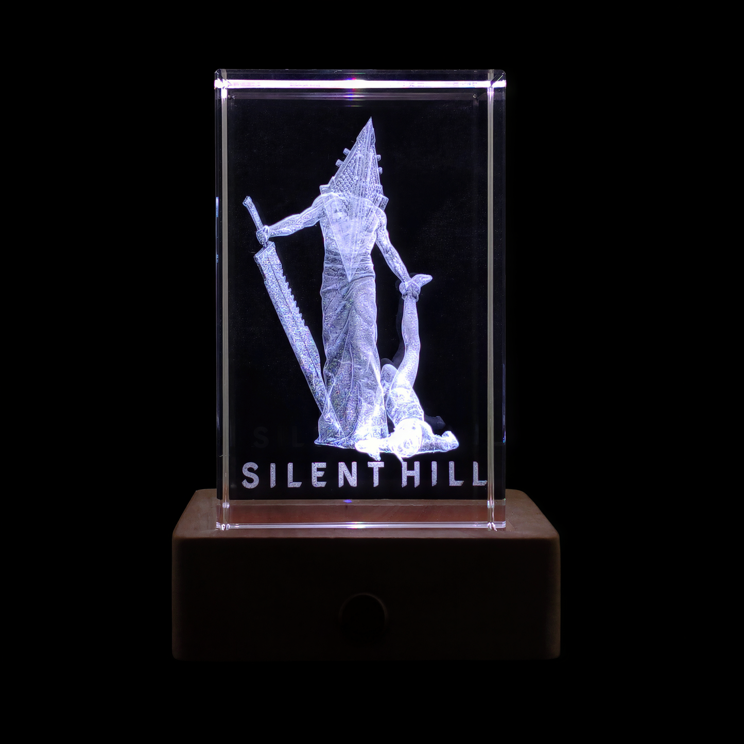 Pyramid Head: Silent Hill - 3D Crystal Lamp