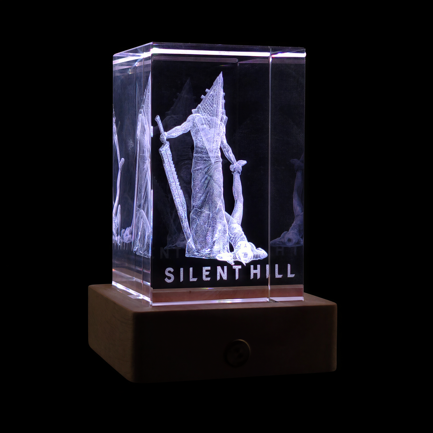Pyramid Head: Silent Hill - 3D Crystal Lamp