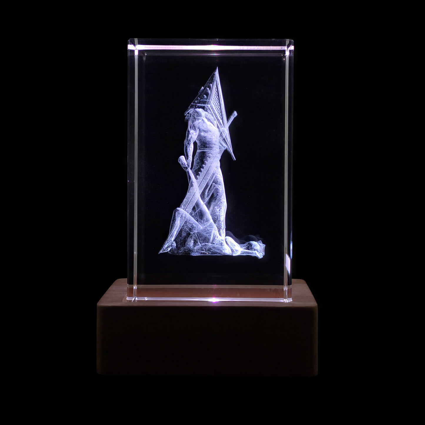 Pyramid Head: Silent Hill - 3D Crystal Lamp