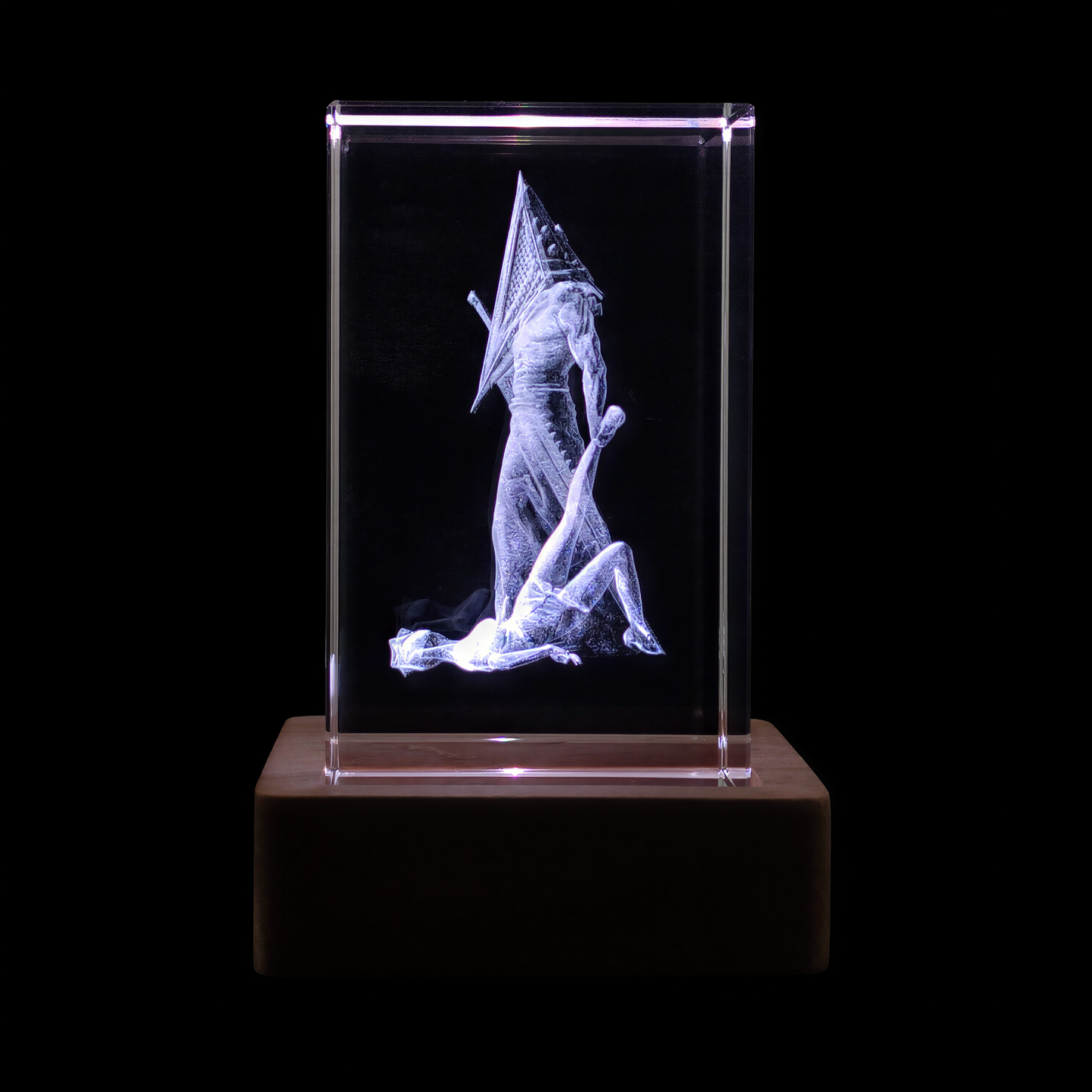 Pyramid Head: Silent Hill - 3D Crystal Lamp