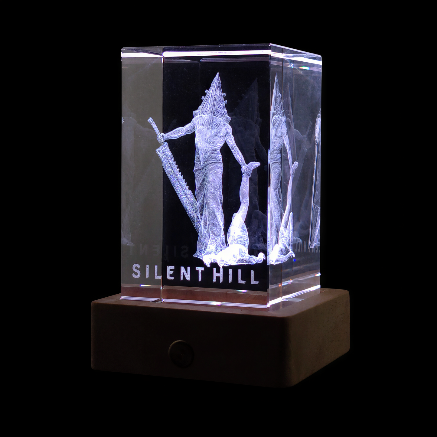 Pyramid Head: Silent Hill - 3D Crystal Lamp
