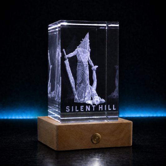 Pyramid Head: Silent Hill - 3D Crystal Lamp
