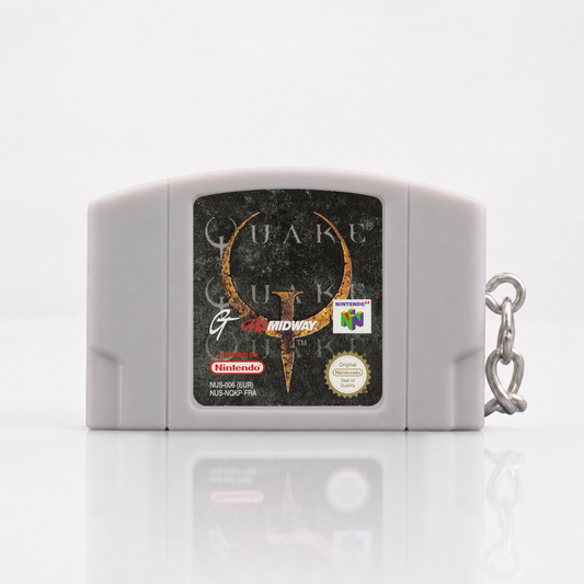 Quake - N64 Miniatur Spielmodul Schlüsselanhänger