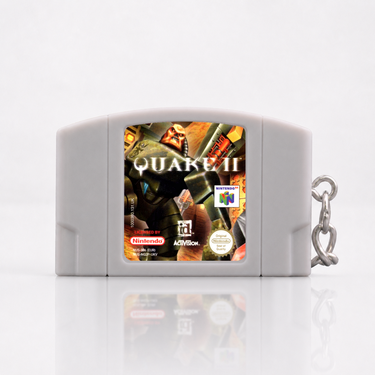 Quake 2 - N64 Miniatur Spielmodul Schlüsselanhänger
