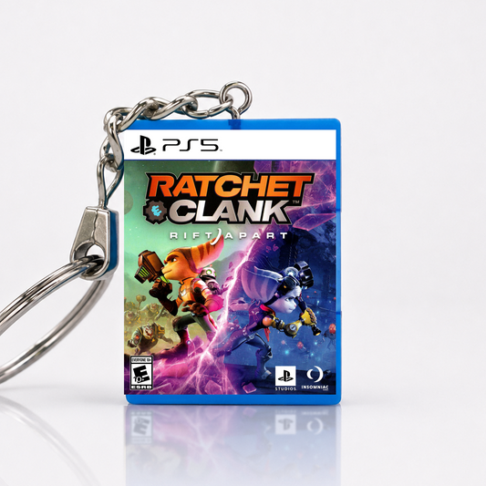 Ratchet & Clank: Rift Apart - PS5 Miniatur Spielhülle Schlüsselanhänger