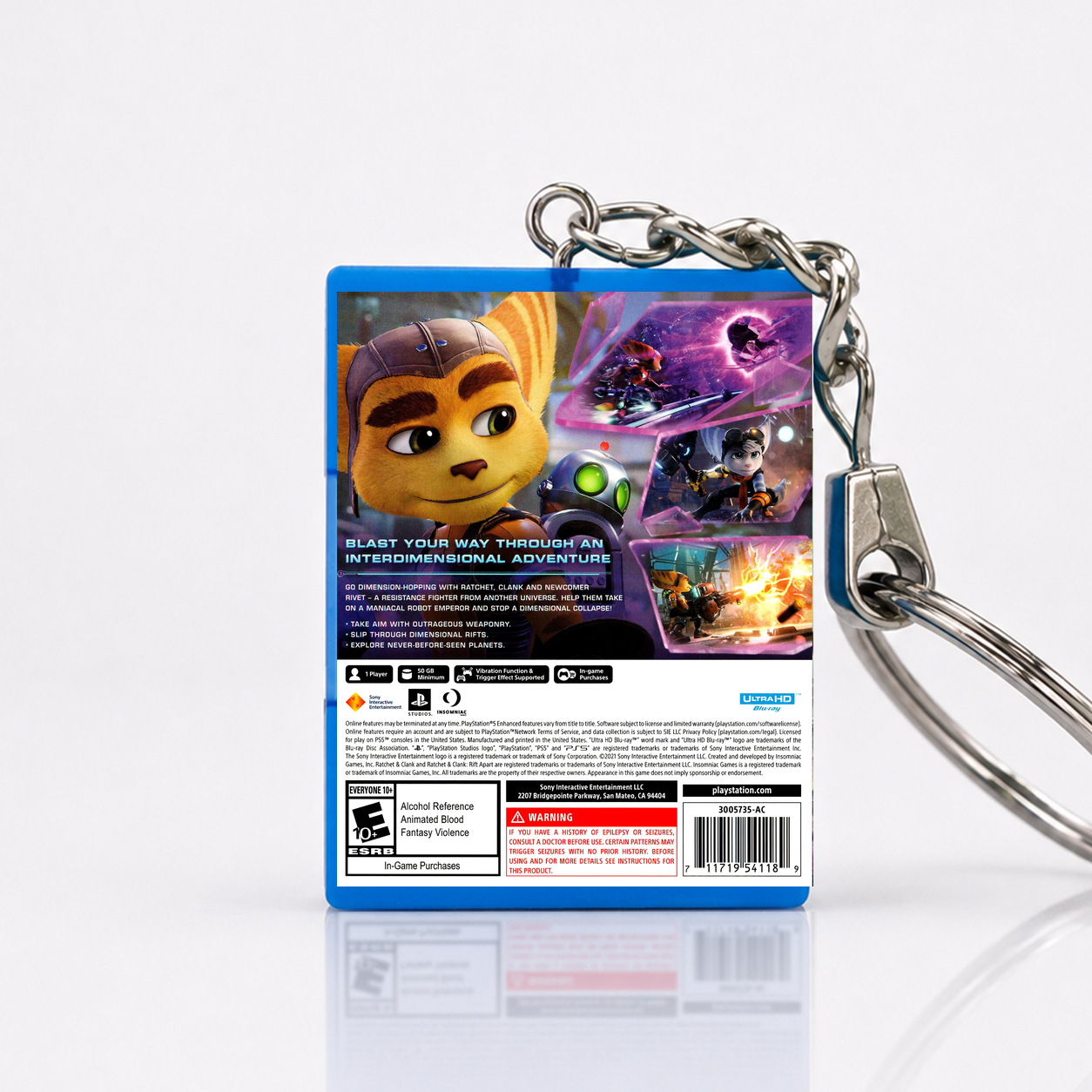MASTER - PS5 Mini Case Keychain