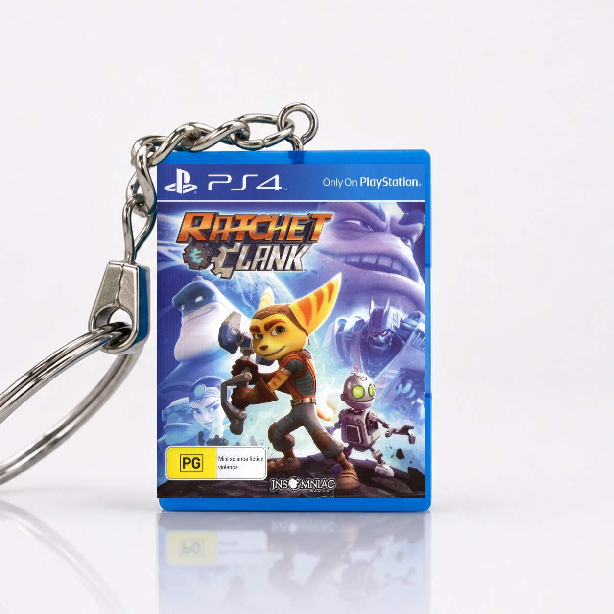 Ratchet & Clank - PS4 Miniature Game Case Keychain