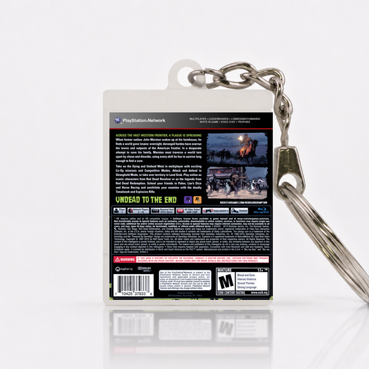 Red Dead Redemption: Undead Nightmare - PS3 Miniatur Spielhülle Schlüsselanhänger