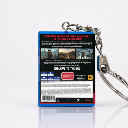 Red Dead Redemption - PS4 Miniature Game Case Keychain