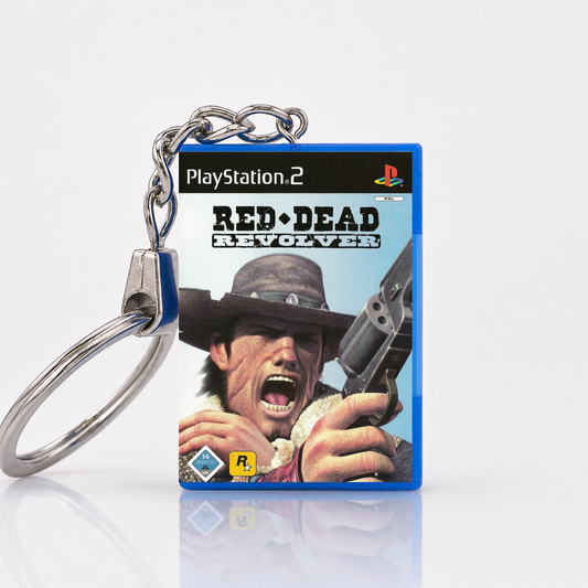Red Dead Revolver - PS2 Miniatur Spielhülle Schlüsselanhänger