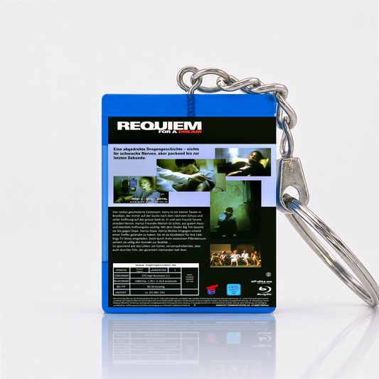Requiem For A Dream - Film Miniatur Blu-Ray Hülle Schlüsselanhänger