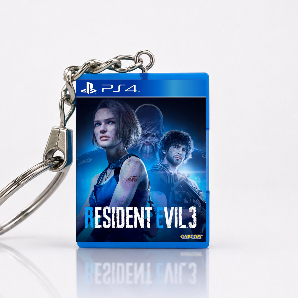 Resident Evil 3 - PS4 Miniature Game Case Keychain