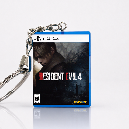 Resident Evil 4 - PS5 Miniatur Spielhülle Schlüsselanhänger