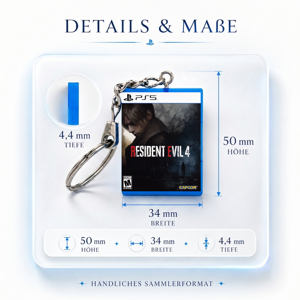 MASTER - PS5 Mini Case Keychain