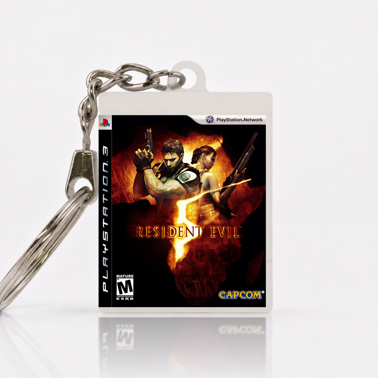 Resident Evil 5 - PS3 Miniatur Spielhülle Schlüsselanhänger