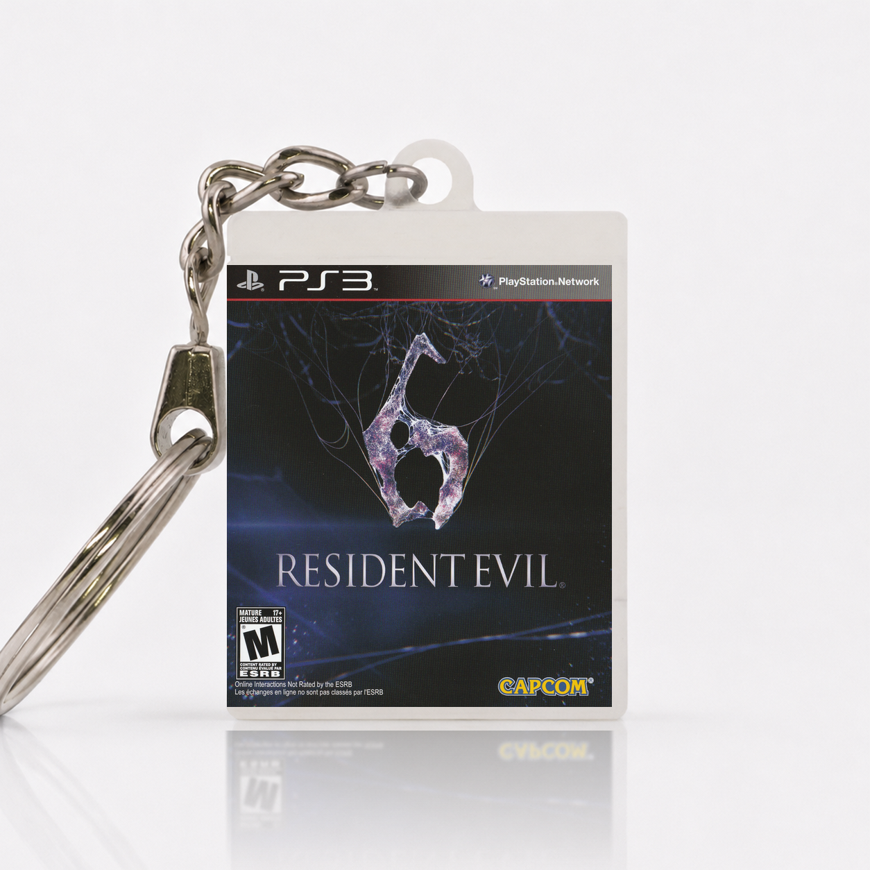 Resident Evil 6 - PS3 Miniature Game Case Keychain