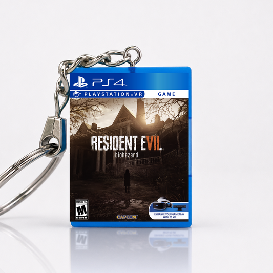 Resident Evil 7 - Biohazard - PS4 Miniature Game Case Keychain