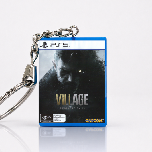 Resident Evil: Village - PS5 Miniatur Spielhülle Schlüsselanhänger