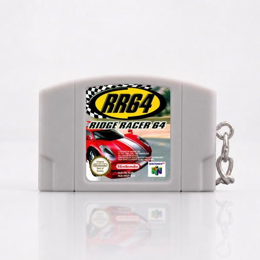 Ridge Racer 64 - N64 Miniatur Spielmodul Schlüsselanhänger